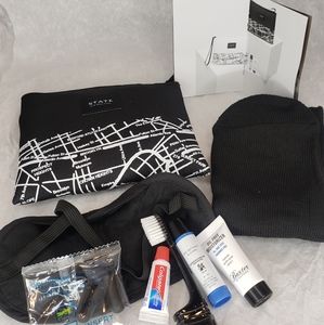 Personal Travel Bag - Black 8 pc